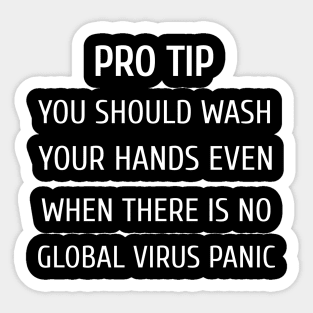 Wash Your Hands Sticker